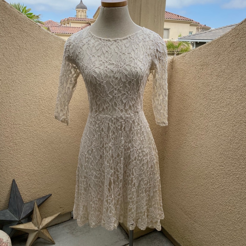 White Lace Dress